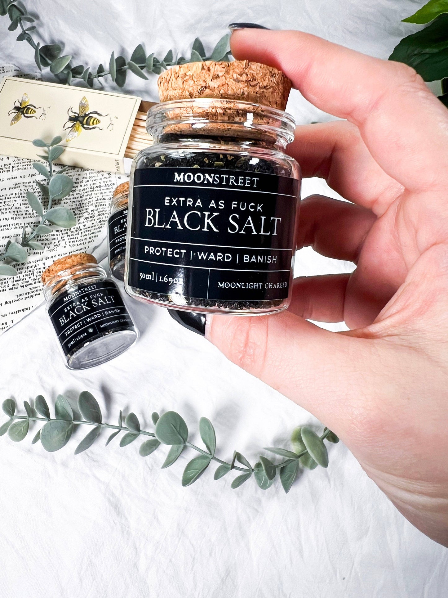Witch’s Extra Potent Black Salt for Banishing & Protection