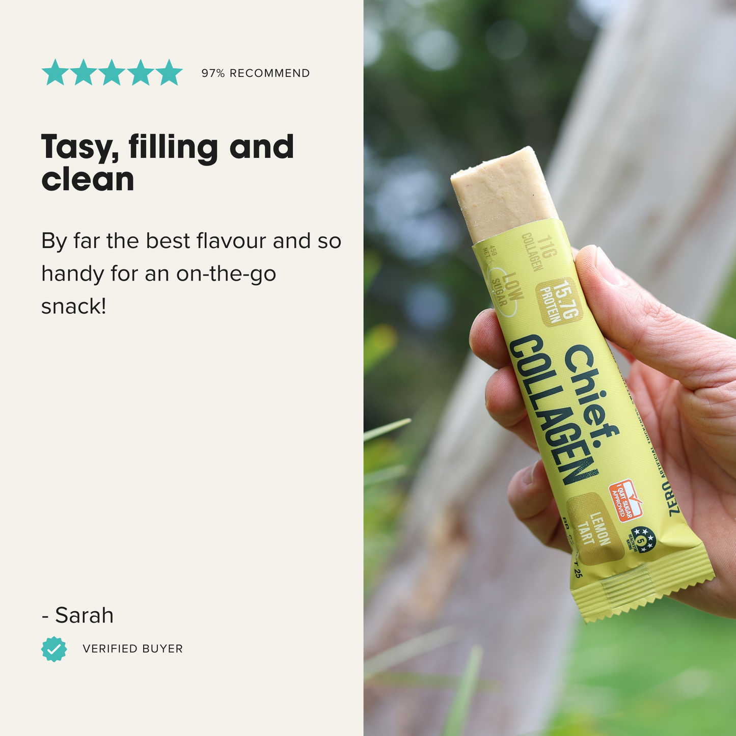 Collagen Protein Bar - Lemon Tart