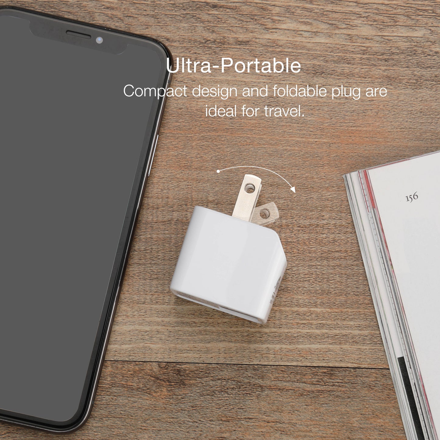 LAX Fast Charging 2 Port USB Wall Charger Retail Pack: Rose Gold