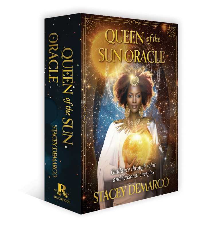 Queen of the Sun Oracle by Stacey  Demarco: Flashcards; 112 pages / English