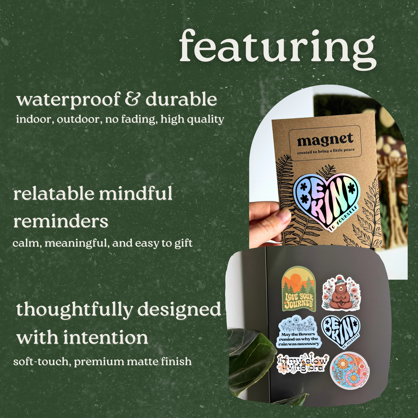 Magnet Holographic Various Sayings and Designs