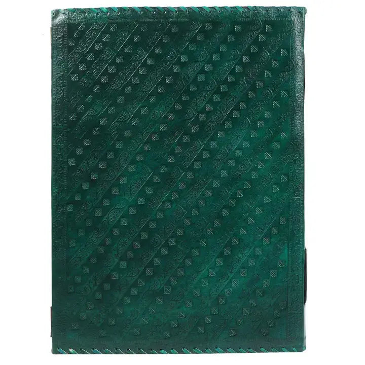 Tuzech Handmade Vintage Seven Chakra Stone Embossed Diary