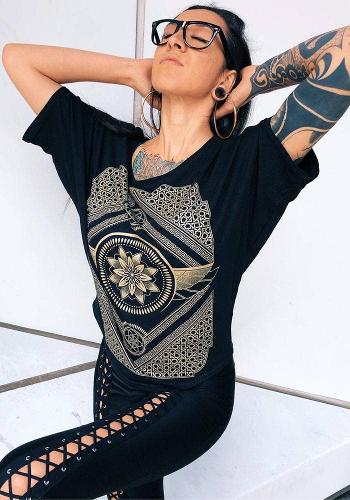 Eternal Series Bamboo Poncho Black