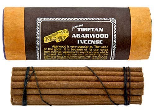 Tibetan Agarwood Incense 30 Sticks - 4.5"L