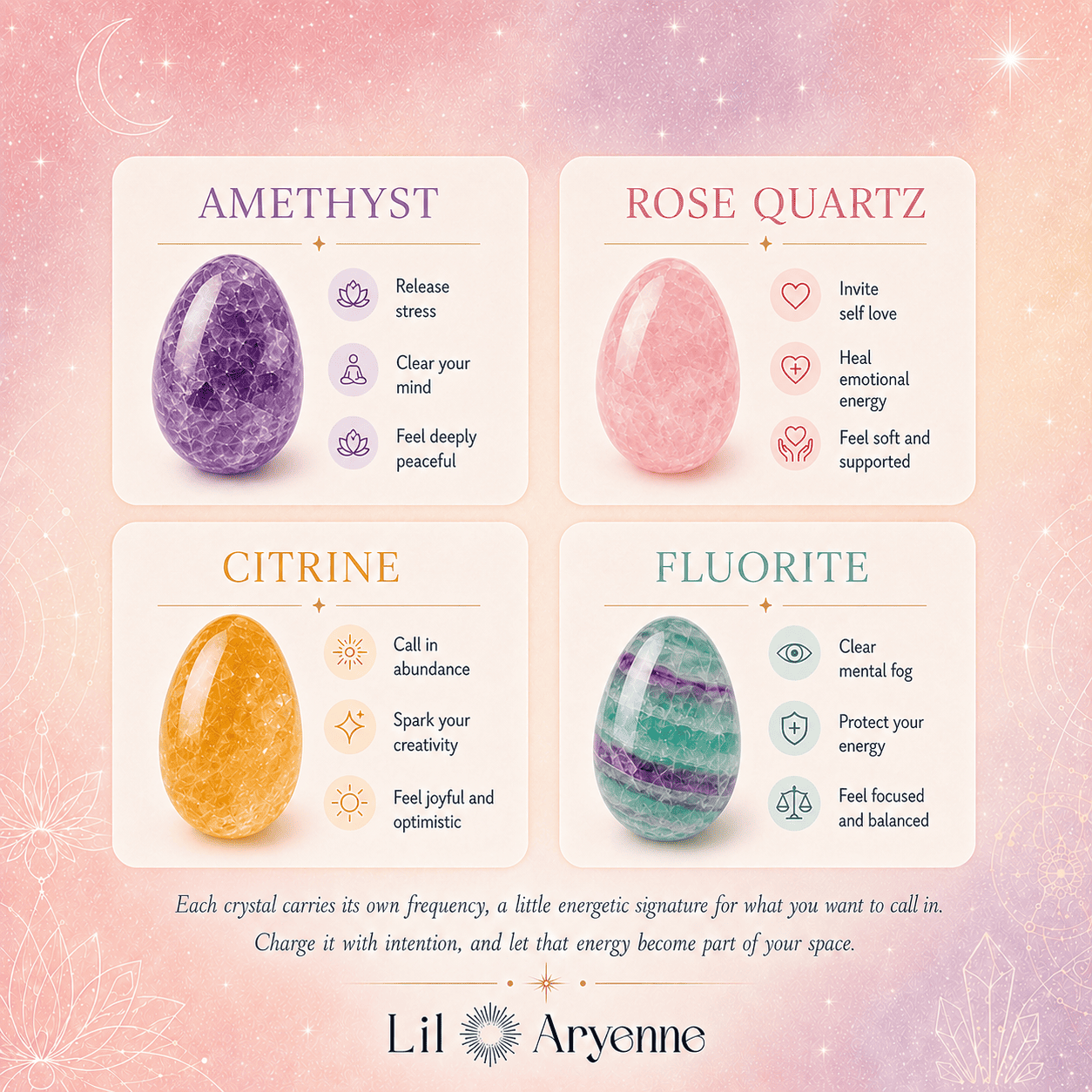 Aura Crystal Suncatchers – Spiritual Light Catchers