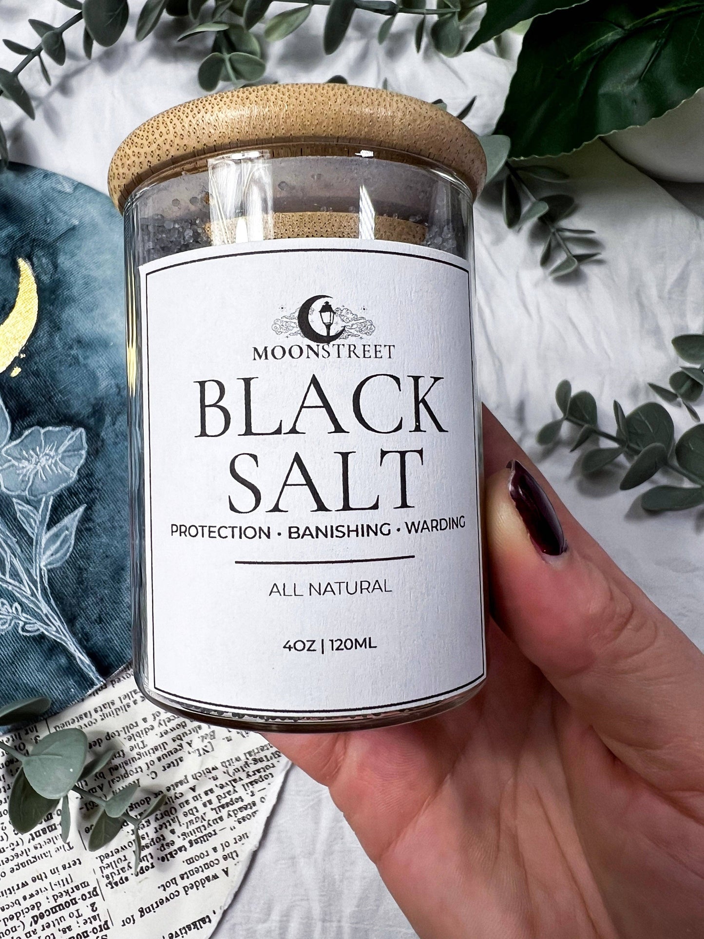 Black Salt Witchcraft Blend for Warding & Protection