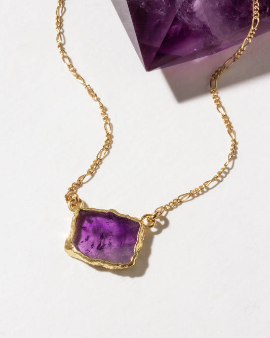 Wild & Grounded Necklace- Amethyst
