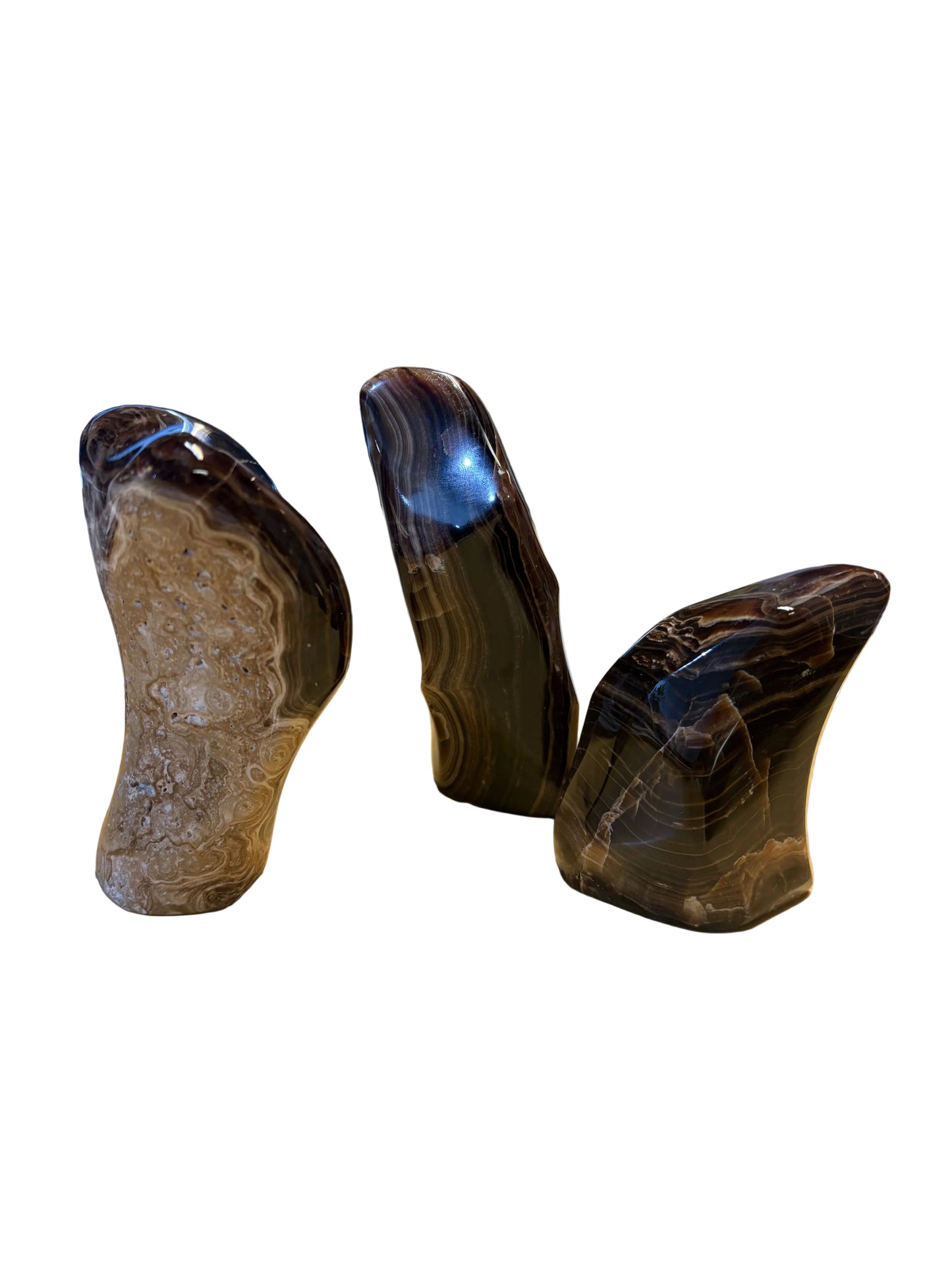 Chocolate Calcite Freeform Polished Small
