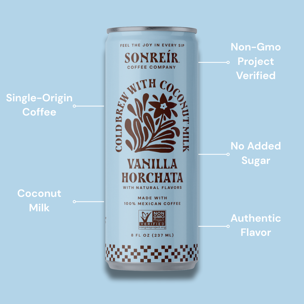 Vanilla Horchata – Coconut Milk Cold Brew Latte 8oz
