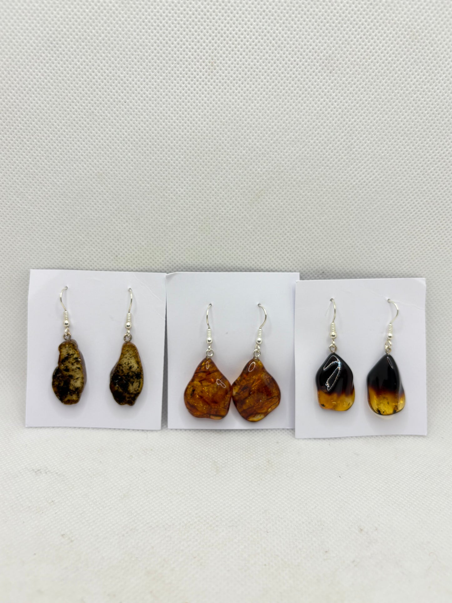 Amber Dangle Earrings Various Styles