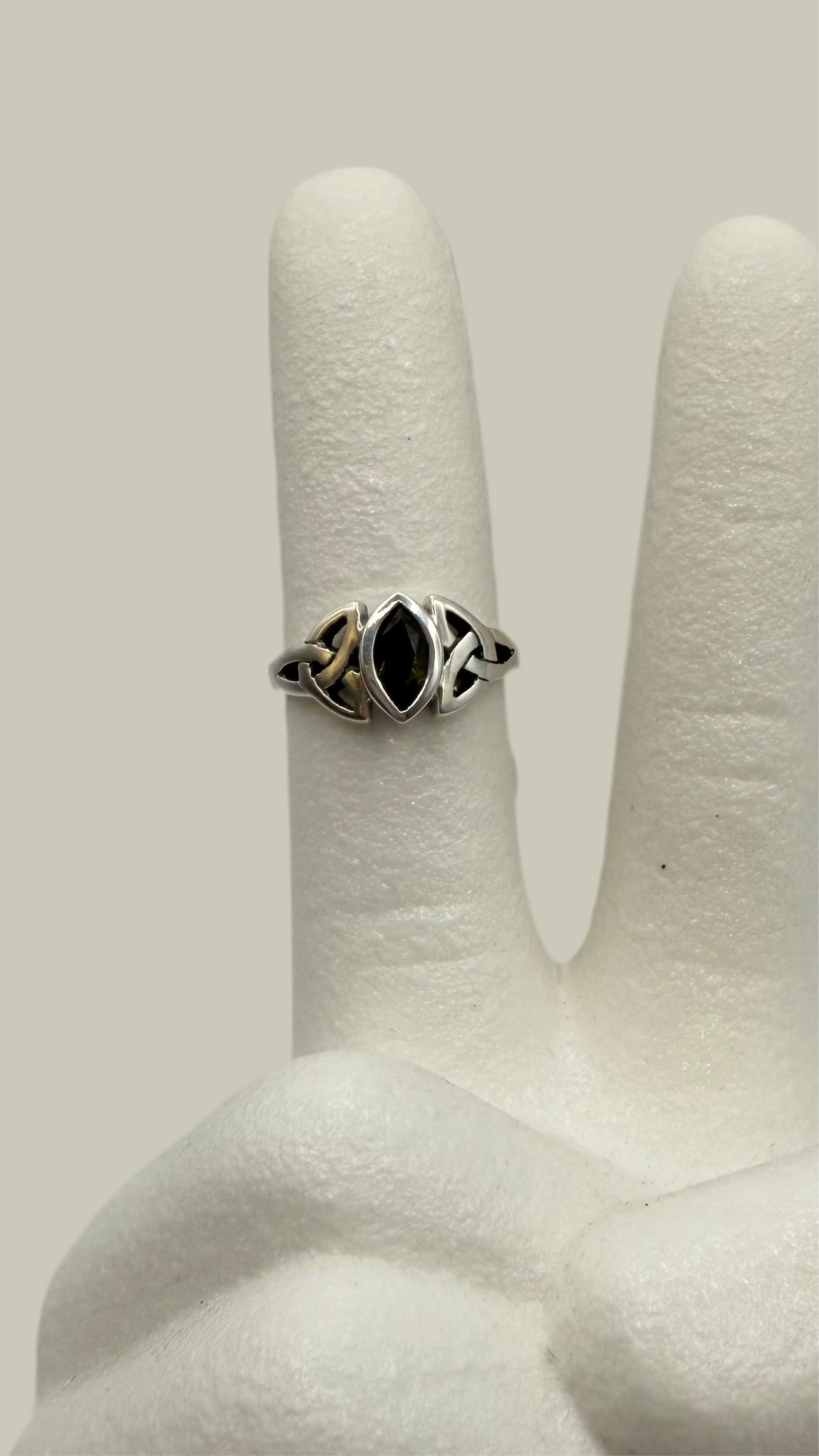 Moldavite Ring