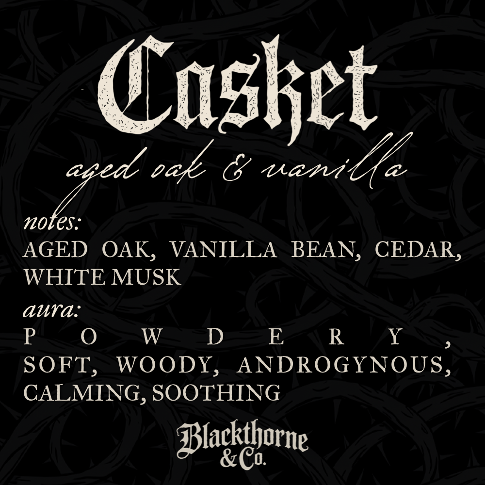 Casket incense sticks |  vegan gothic ritual incense