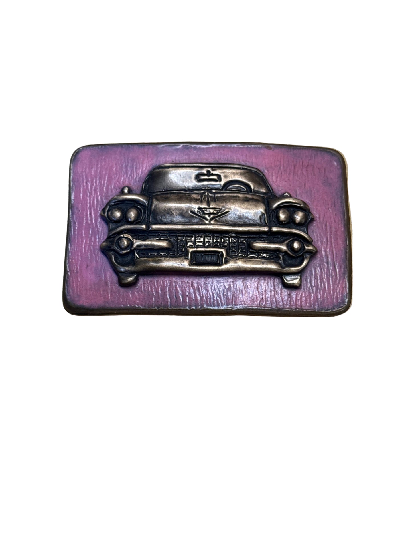 Belt Buckle Waterhorse Bronze by Elaine Hansard