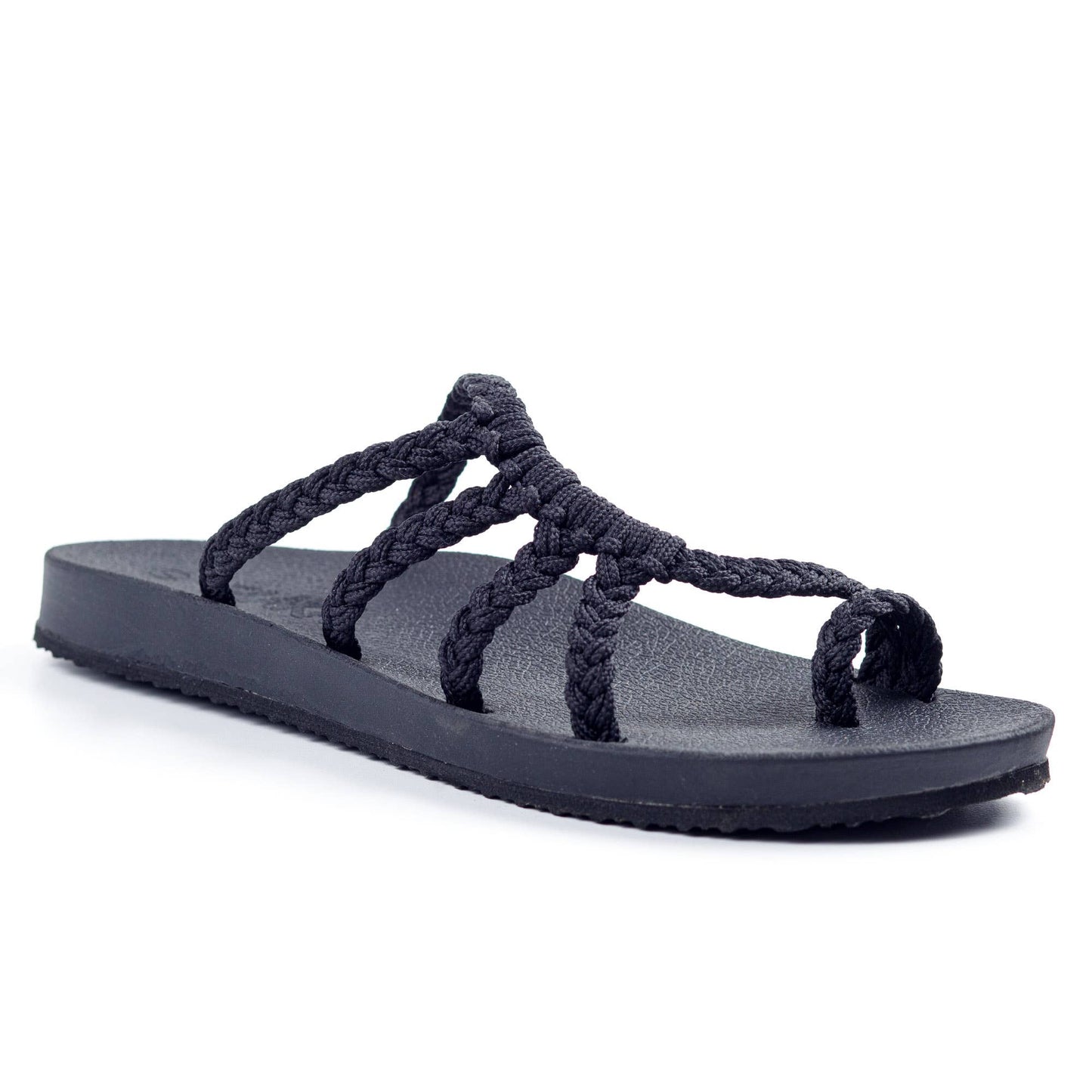 Relief Summer Flip Flops with Arch Support - Classic Black