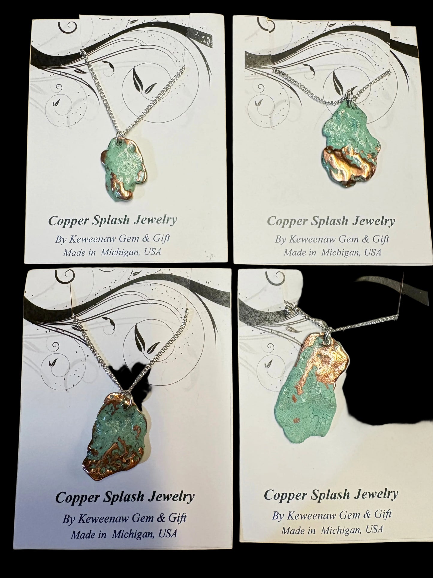 Splash Copper Necklace