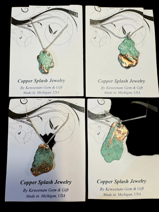 Splash Copper Necklace