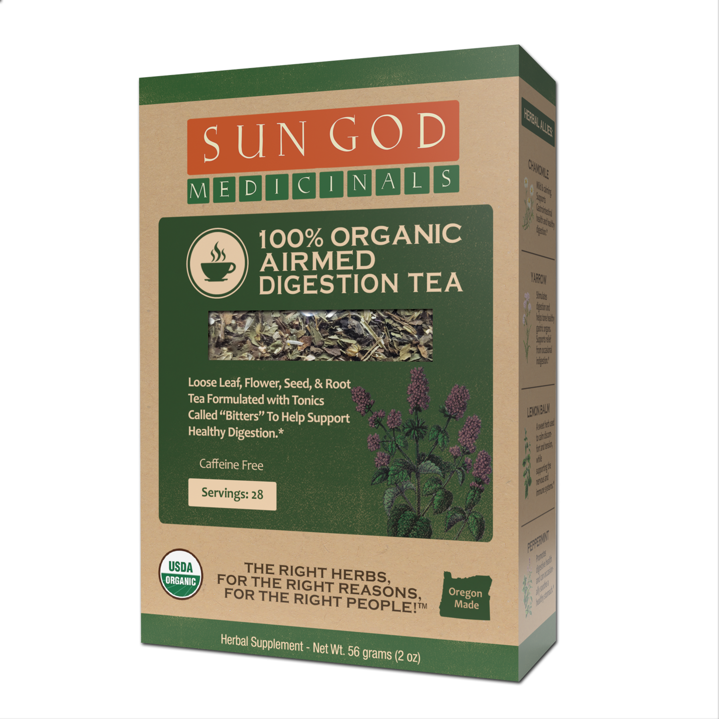 Organic Airmed Digestion Tea 2oz