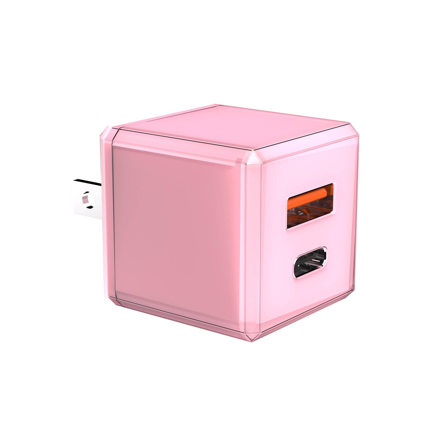 Rapid Wall Charger USB 20W Cubic Design - Retail Pack: Black