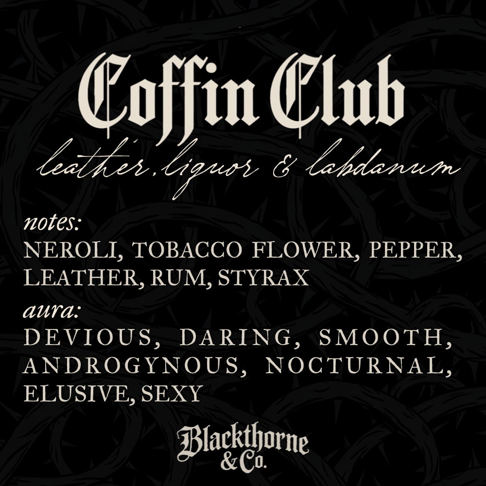 Coffin Club incense sticks |  vegan gothic ritual incense