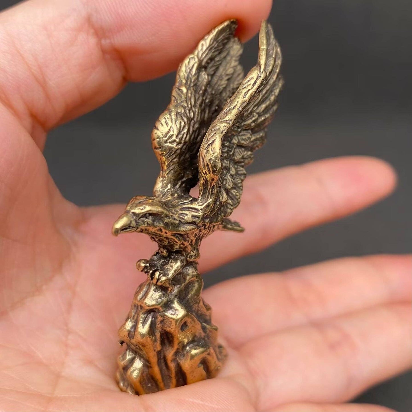 Brass Eagle spreading its wings Crafts Desktop Ornaments