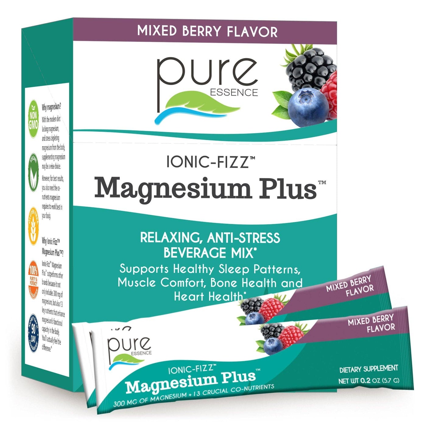 Ionic-Fizz™ Magnesium Plus™: Mixed Berry / 30 SERV