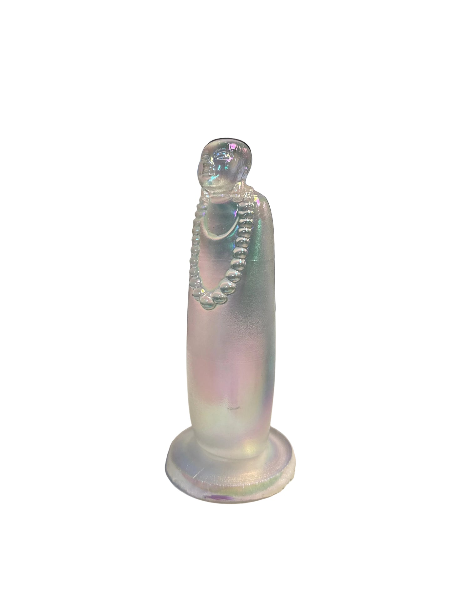 Buddha 6" Aqua Aura Quartz