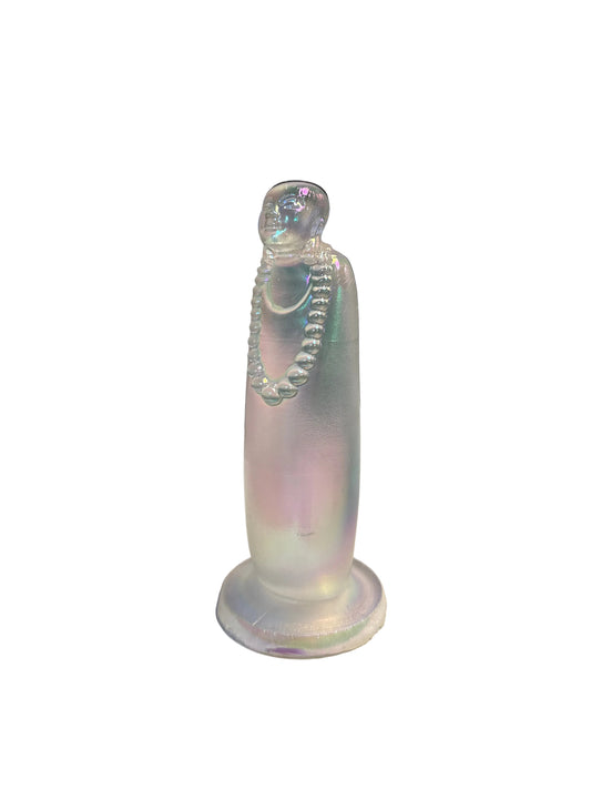 Buddha 6" Aqua Aura Quartz
