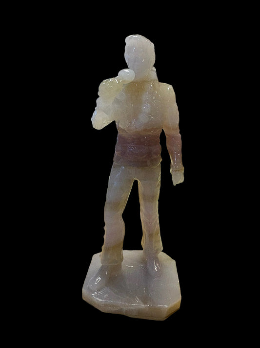 Elvis Carving 6" Agate
