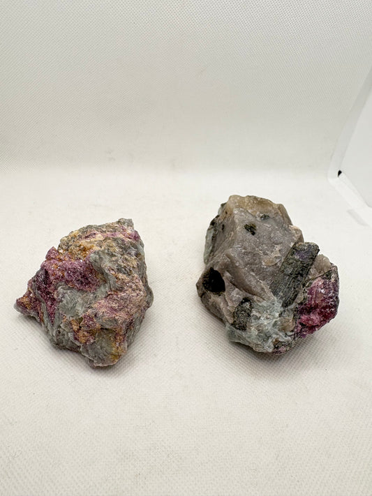 Raw Quartz Epidote Lepidolite Small