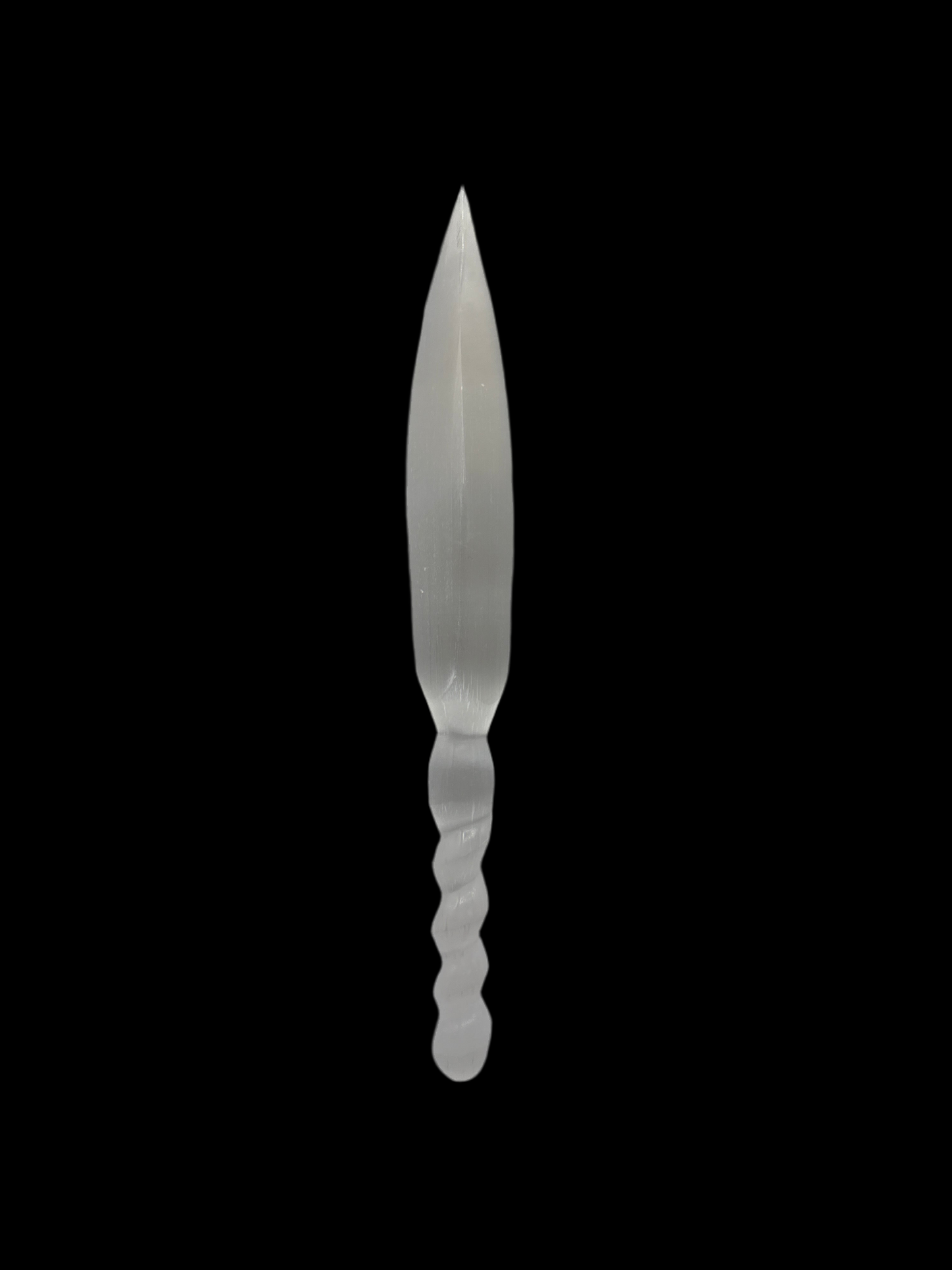 Selenite Knife Spiral