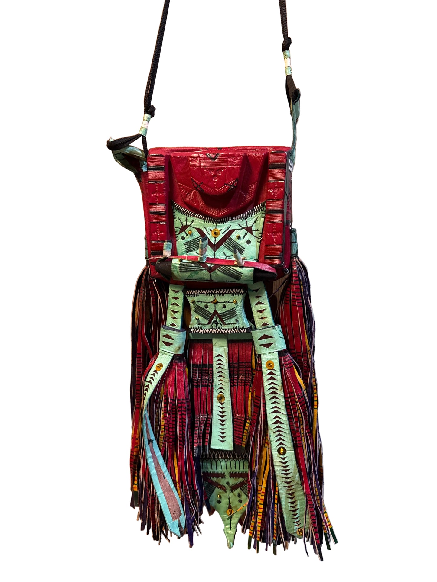 Tuareg Handcrafted Ornate Leather Wall Hanging Medium
