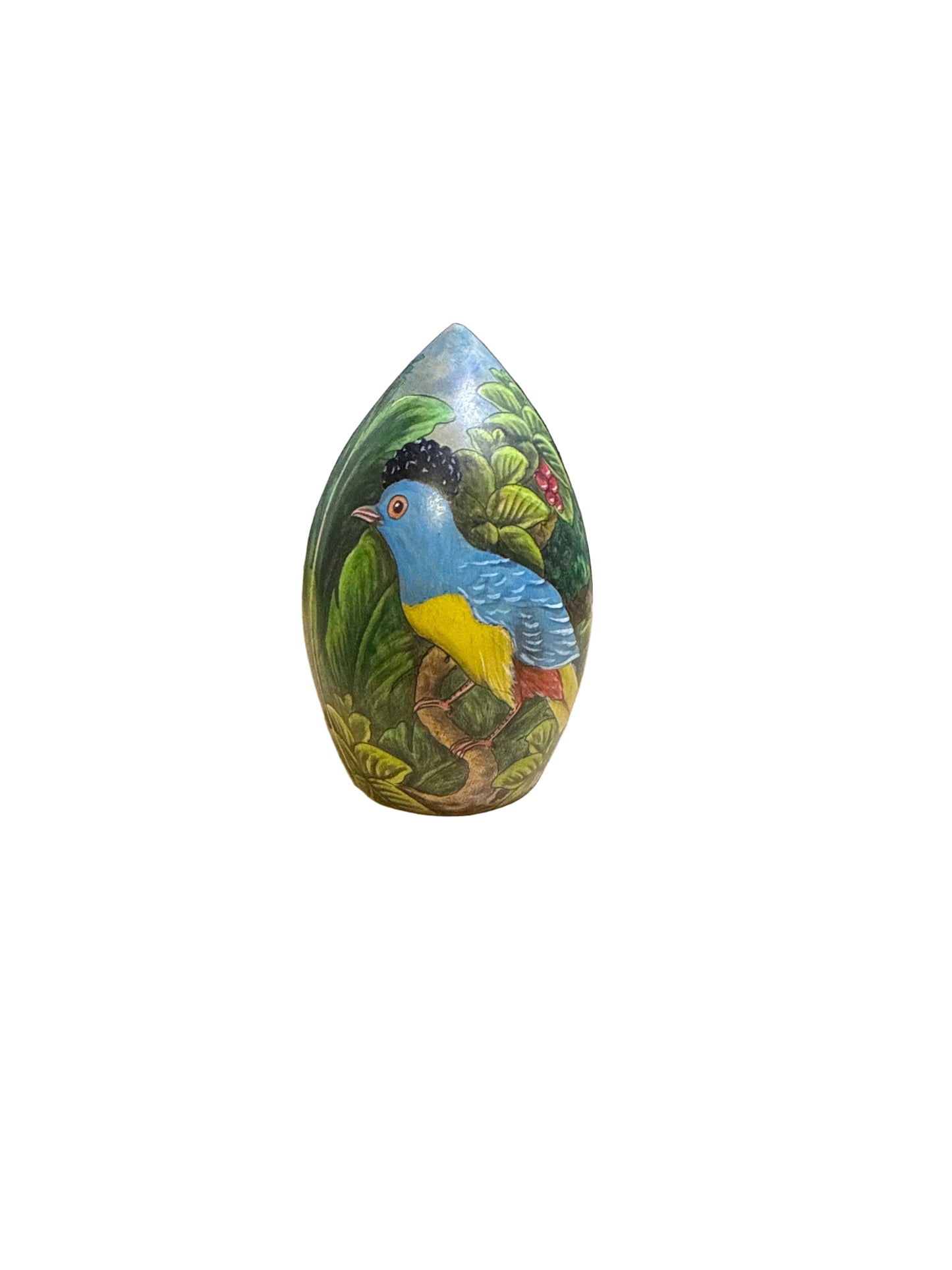 Painted Egg Wood Small