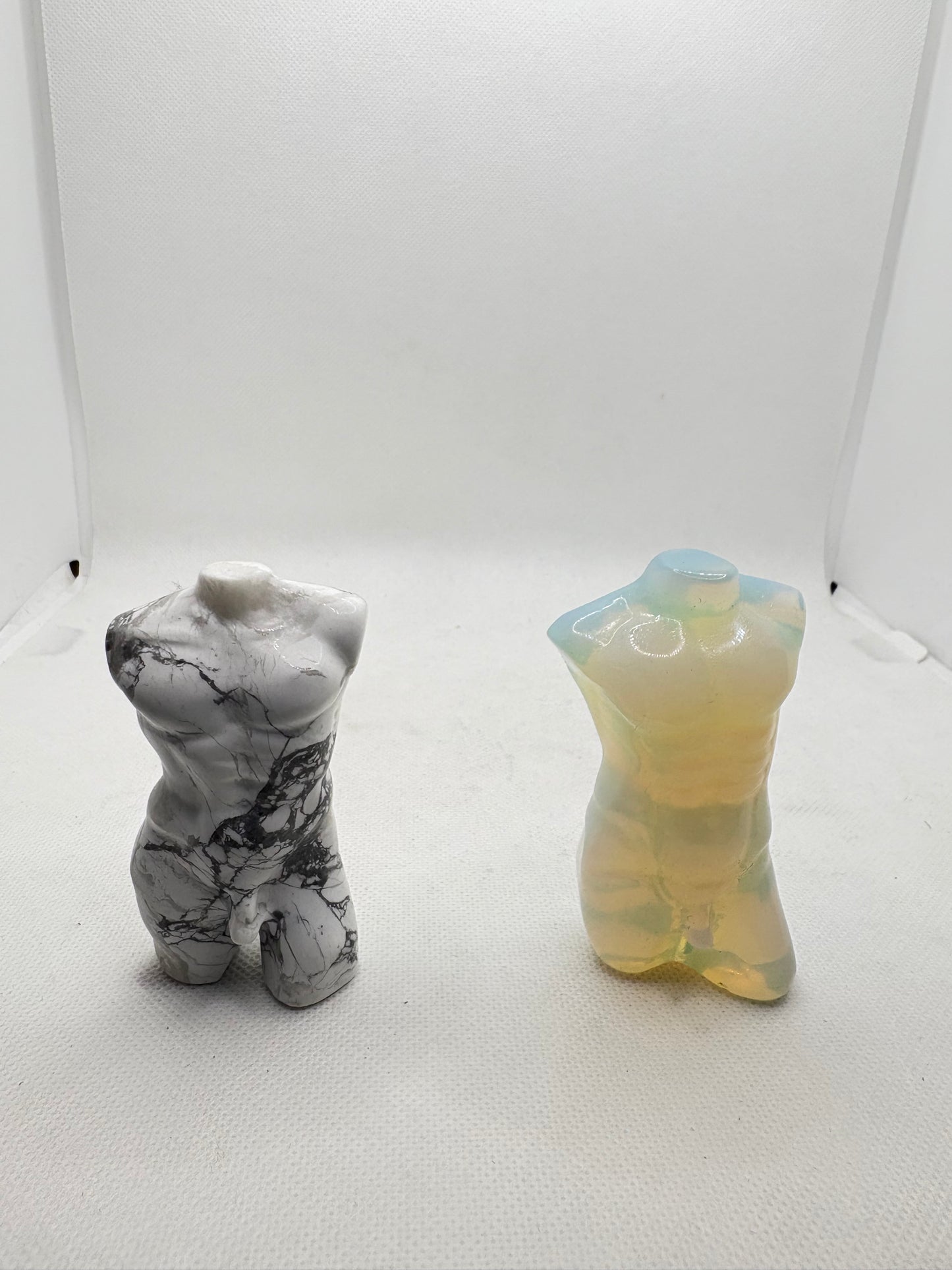 Naked Man Stone Figurine