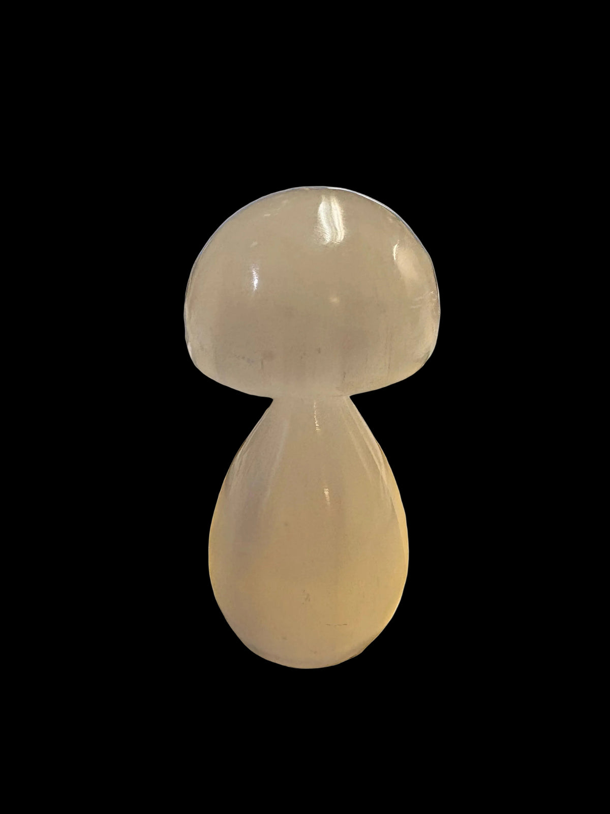 Selenite Mushroom 4"