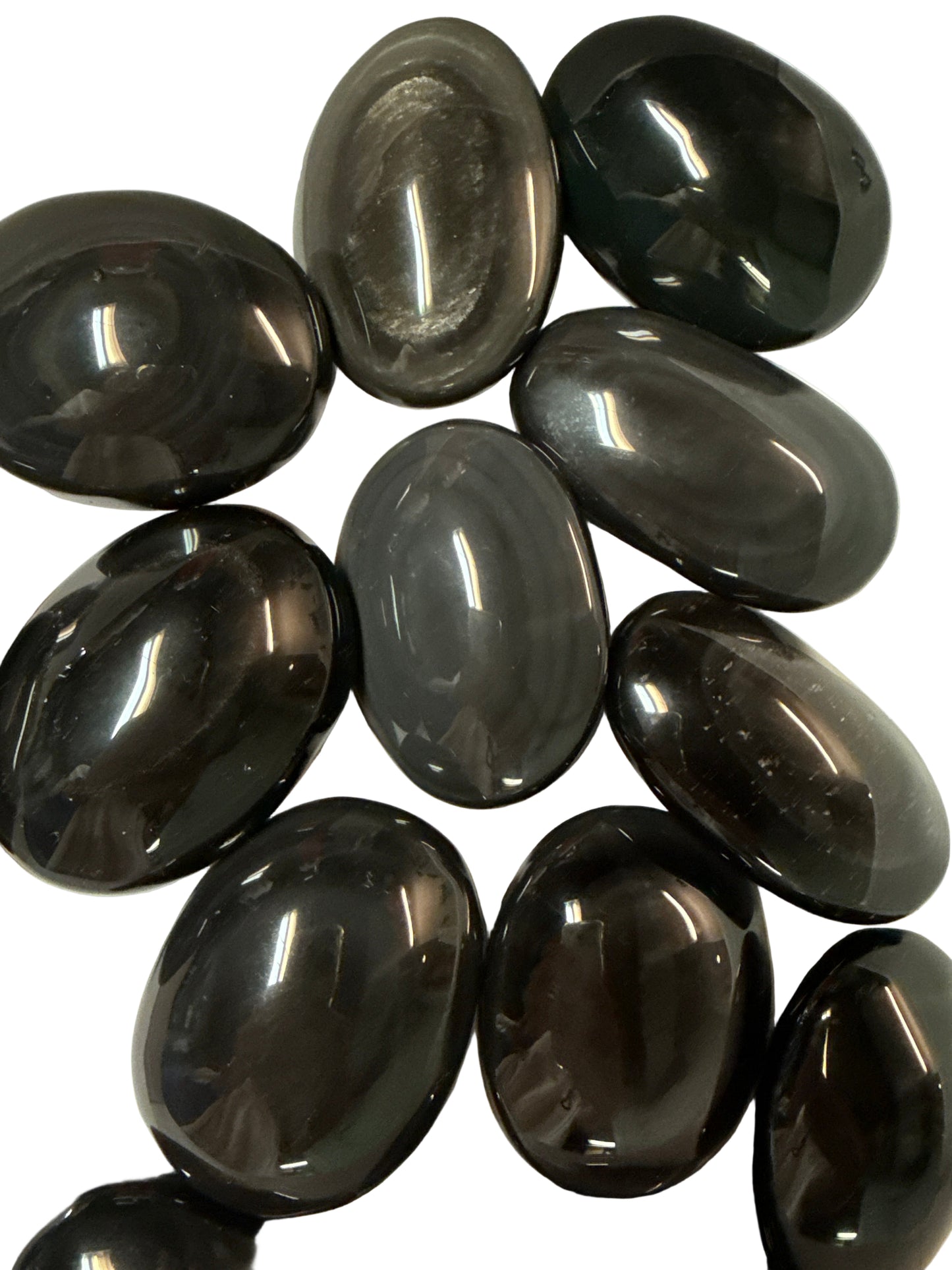 Rainbow Obsidian Palm Stone Large