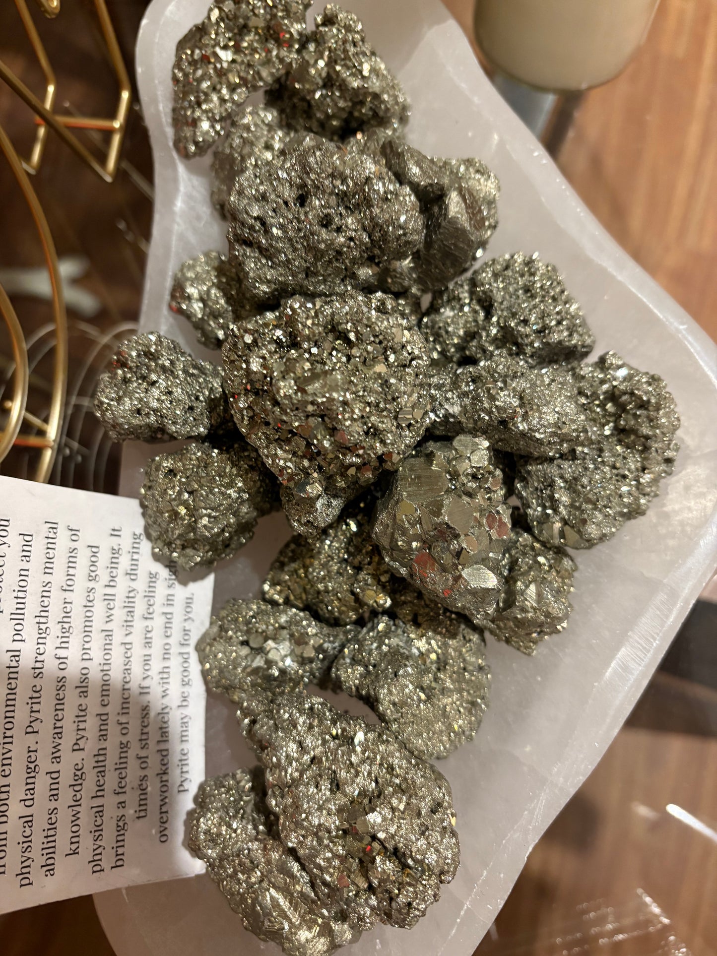Pyrite Raw Chunk Tumbled
