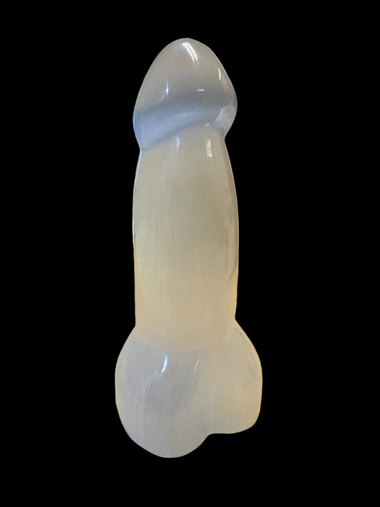 Selenite Penis 6"