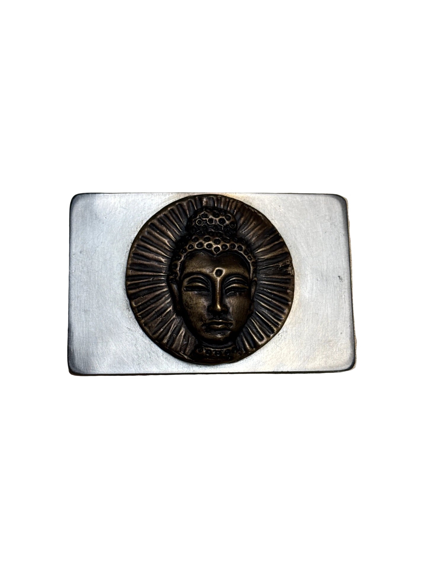 Belt Buckle Waterhorse Bronze by Elaine Hansard