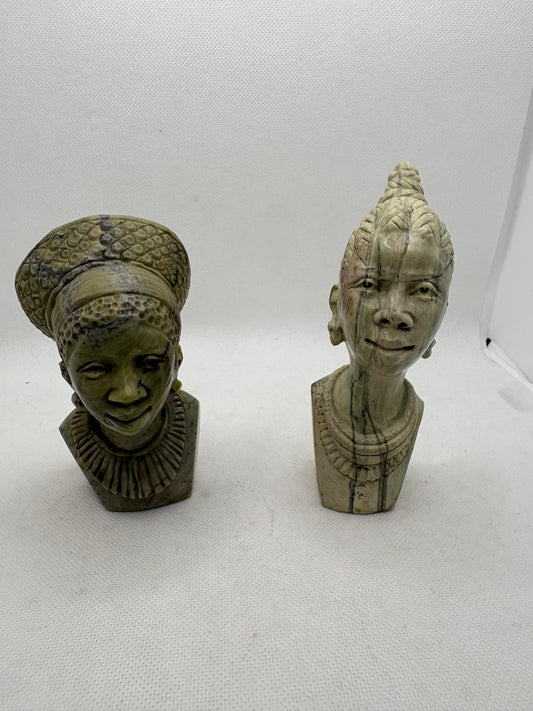 Aborigine Head Serpentine Small