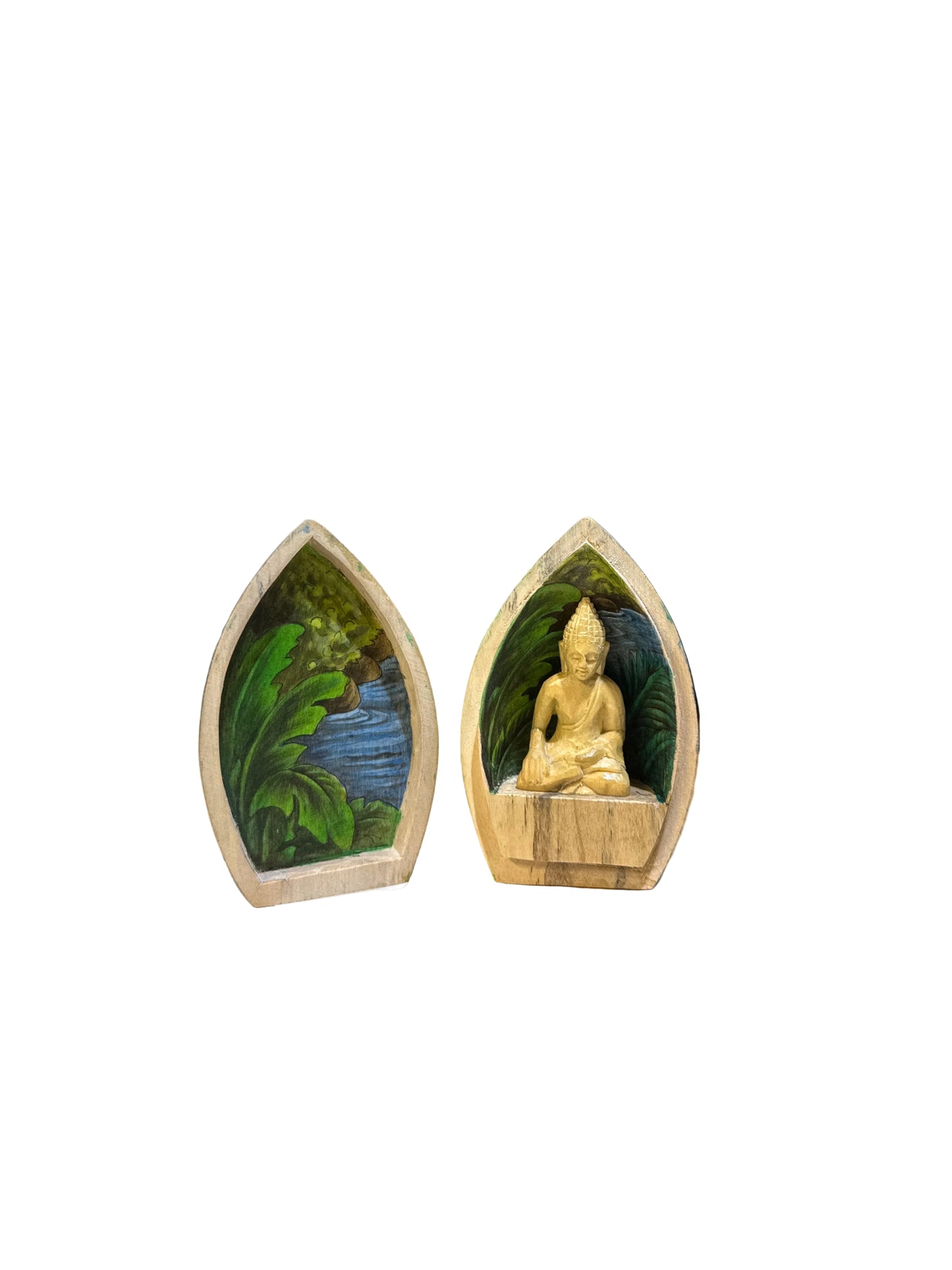 Painted Egg Wood Small