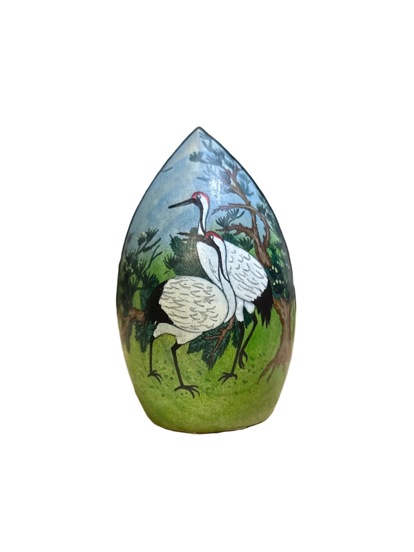 Painted Egg Wood Small