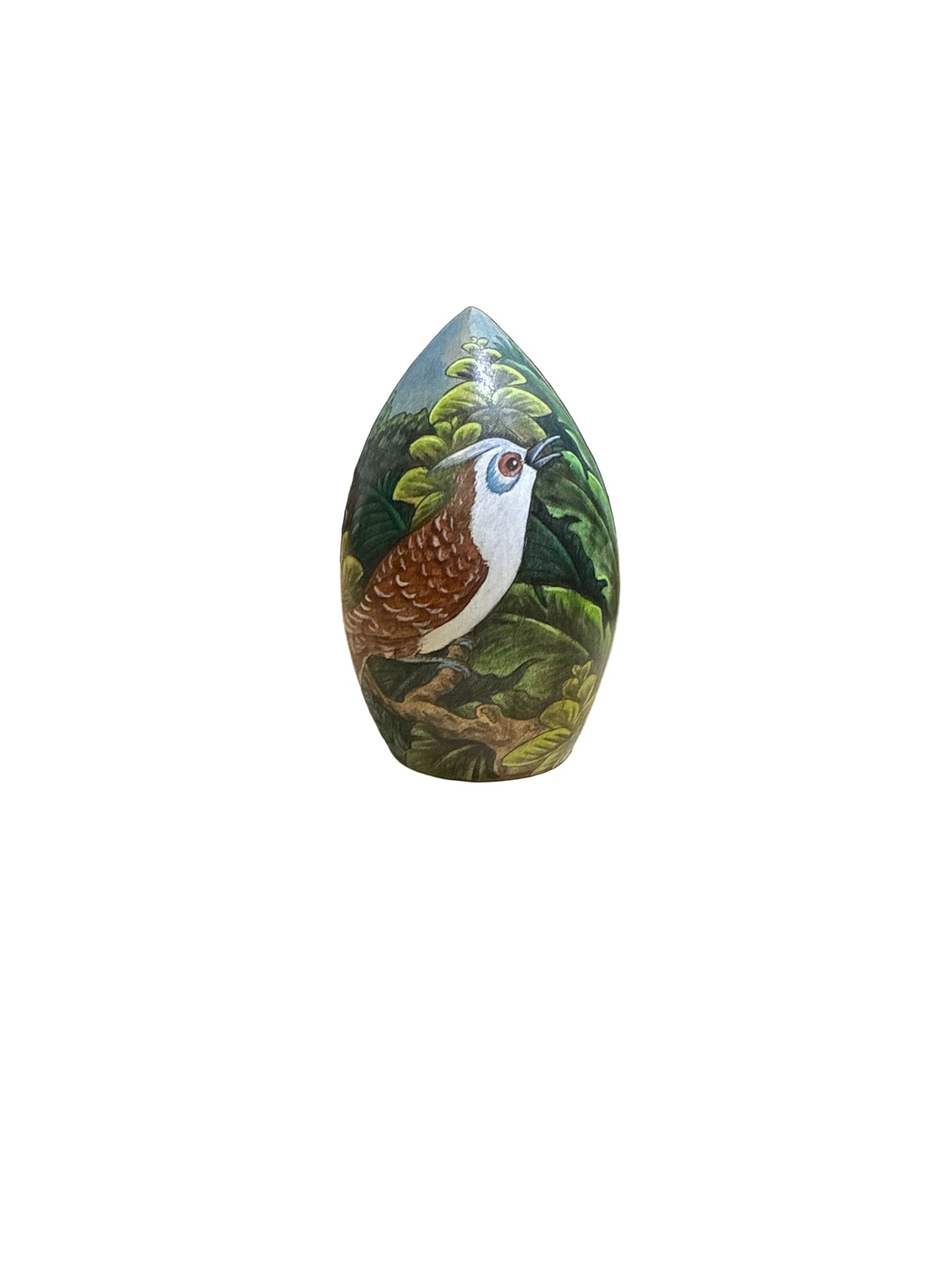 Painted Egg Wood Small