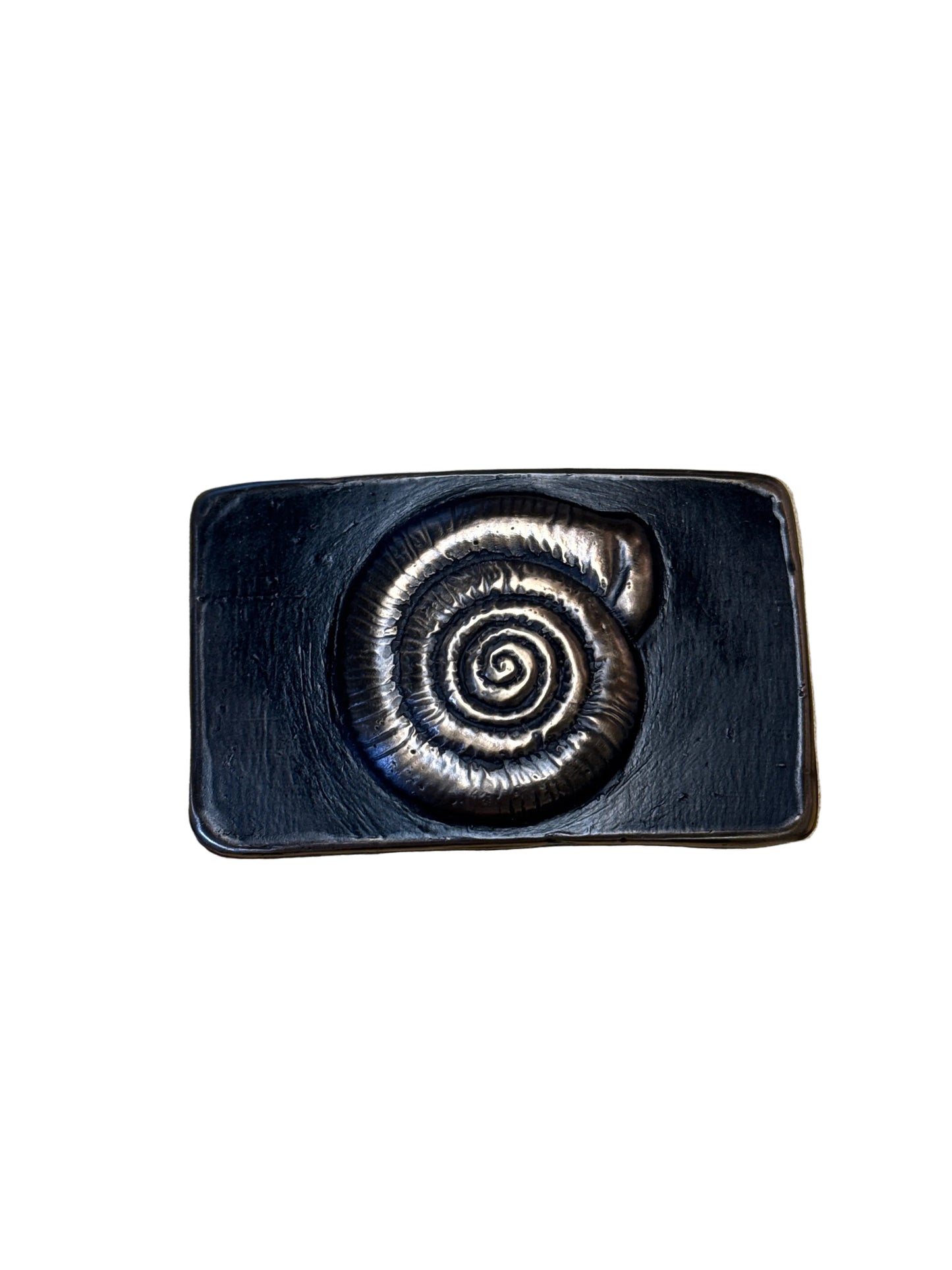 Belt Buckle Waterhorse Bronze by Elaine Hansard