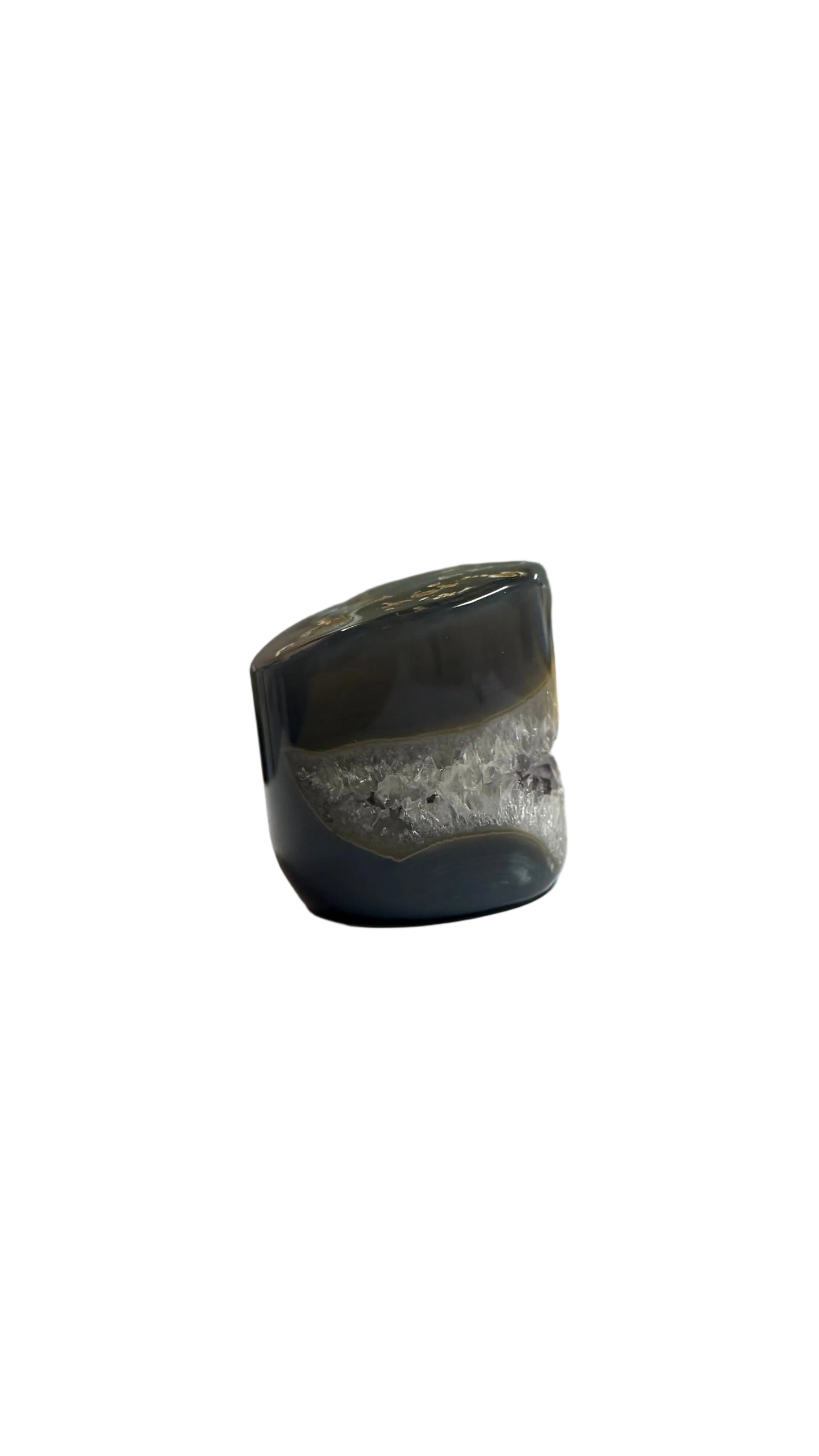 Agate Asymmetrical Cylindar
