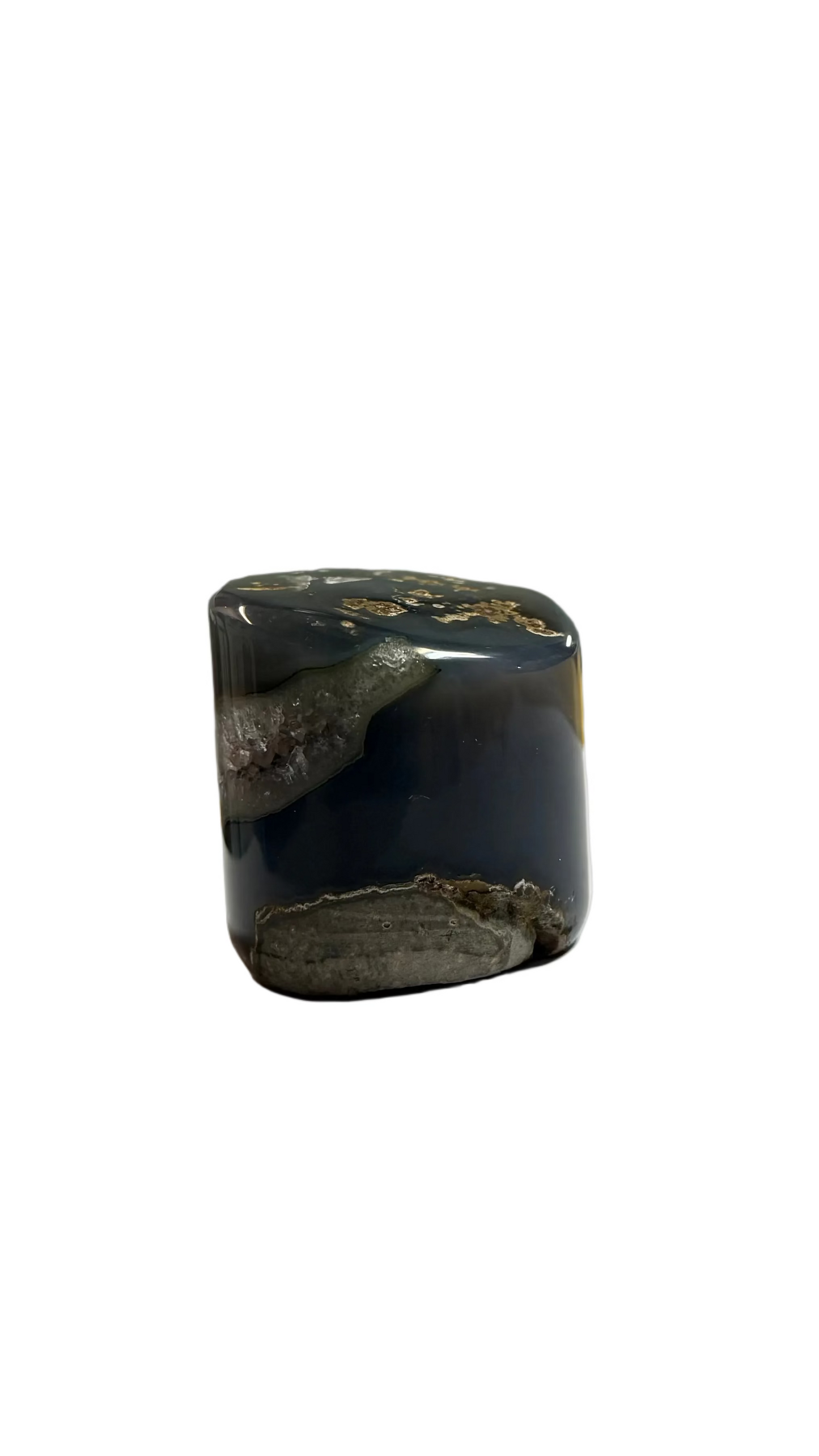 Agate Asymmetrical Cylindar