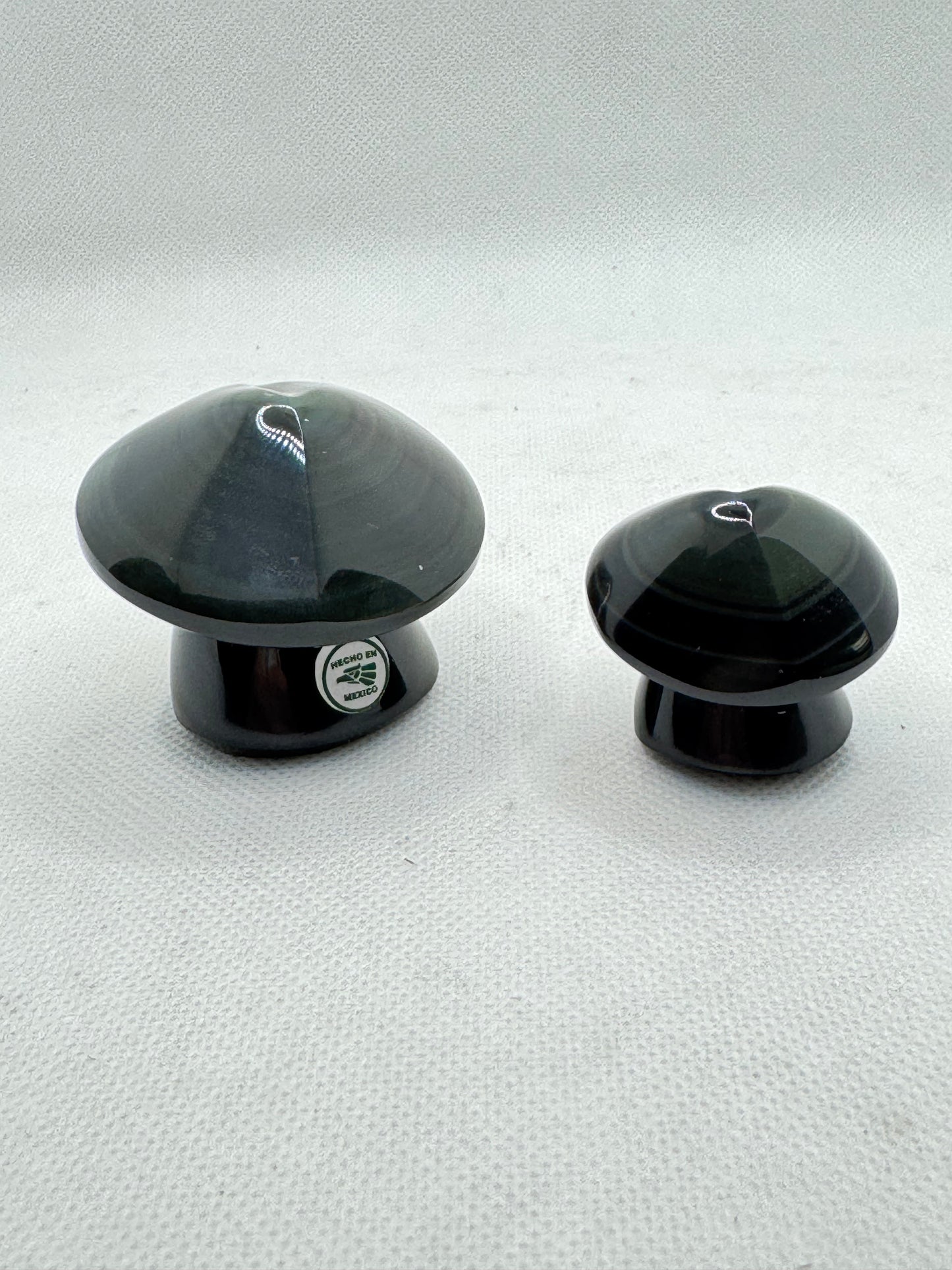 Mushroom with Hearts Rainbow Obsidian Small