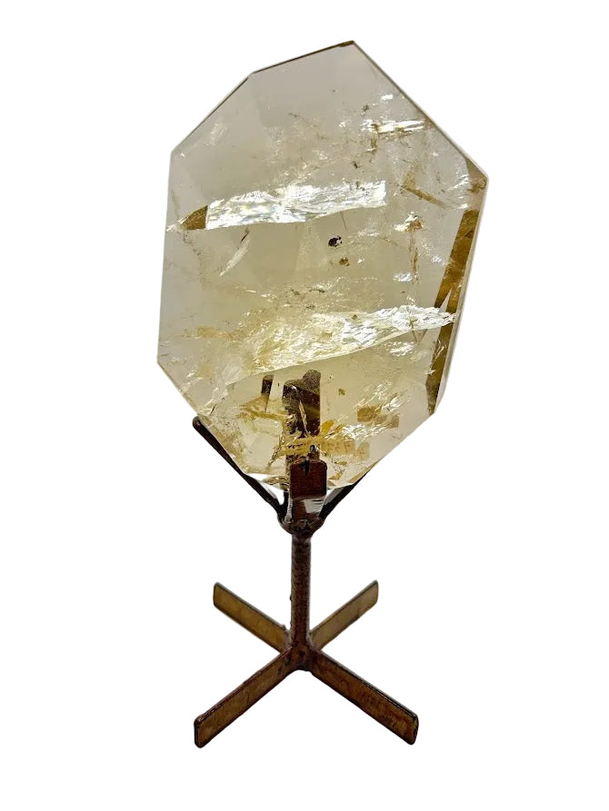 Quartz Crystal Double Point in Stand