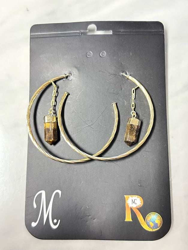 Tigers Eye Point Hoops