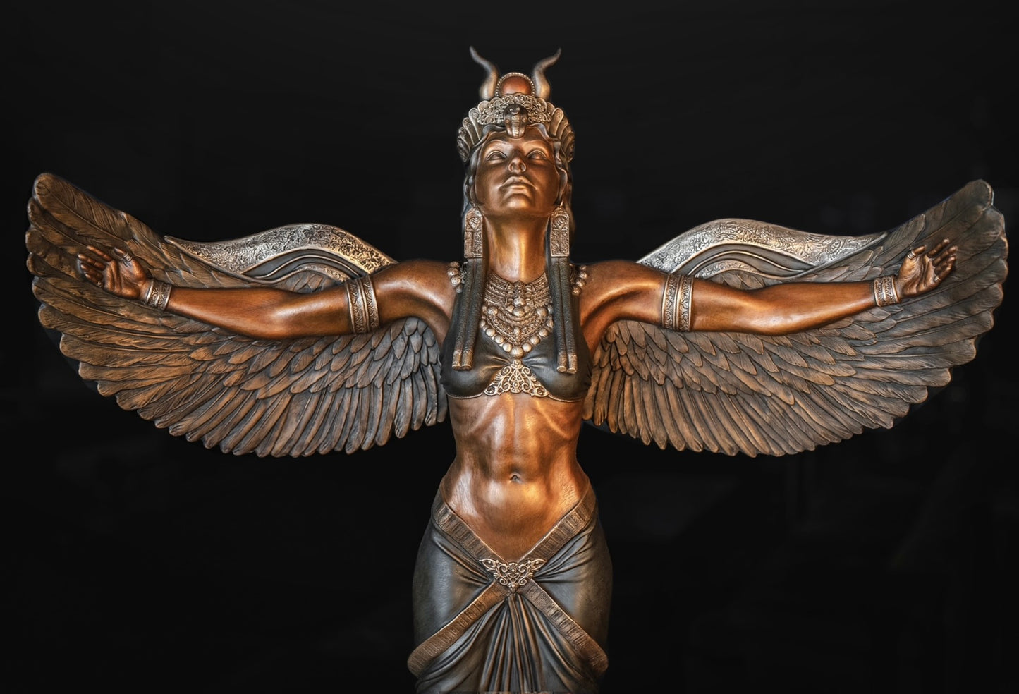 Isis Bronze Sculpture by Elaine Hansard