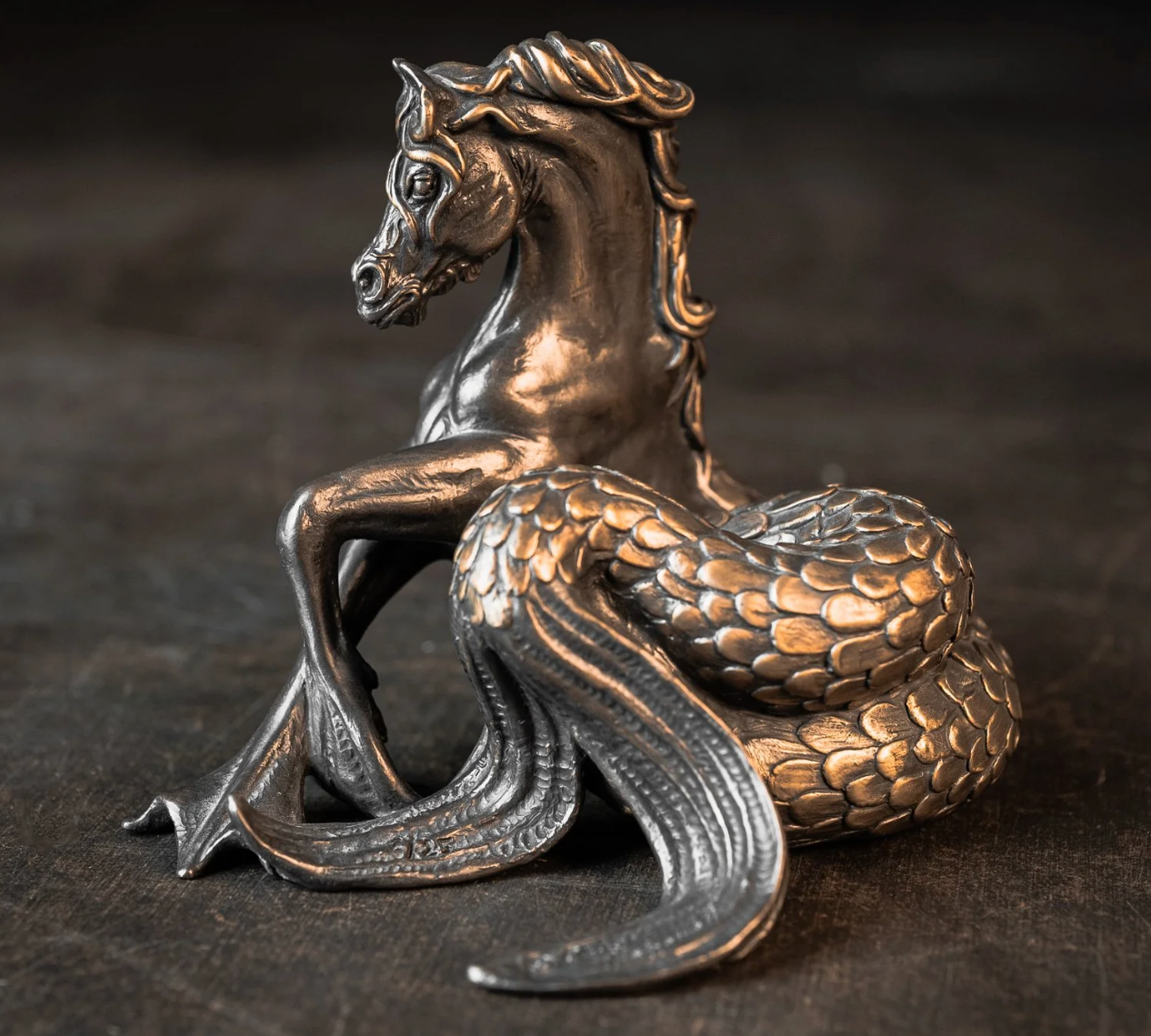 Waterhorse Bronze Sculpture